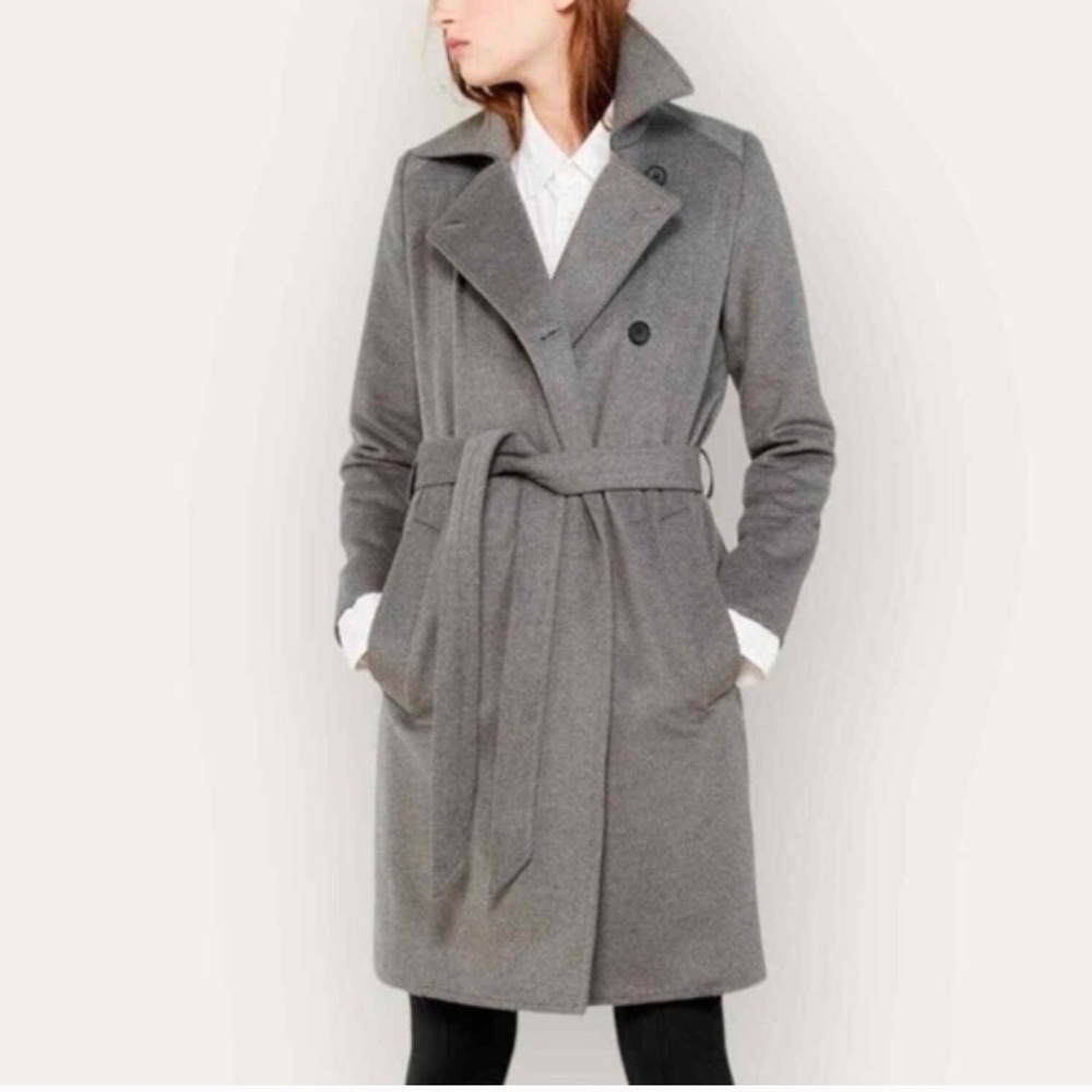 Everlane The Wool Trench in Gray Size M